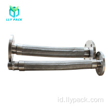 Tabung dikepang logam fleksibel stainless steel